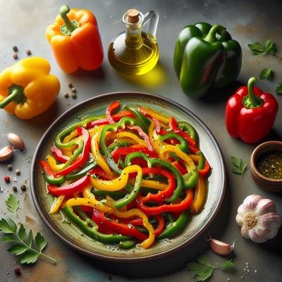 Image of Sweet Bell Peppers Saute