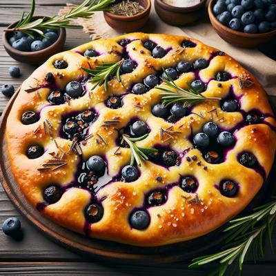 Image of Sweet Blueberry Focaccia