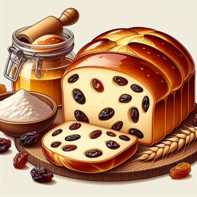 Image of Sweet Bread with Raisins
