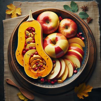 Image of Sweet Butternut Squash with Apples