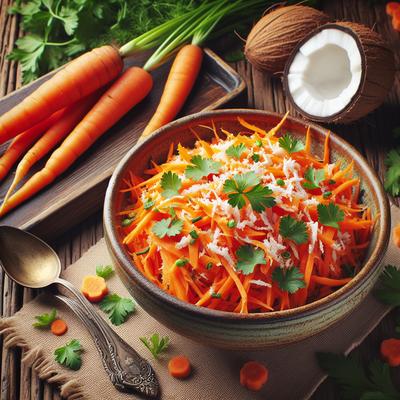 Image of Sweet Carrot and Coconut Salad