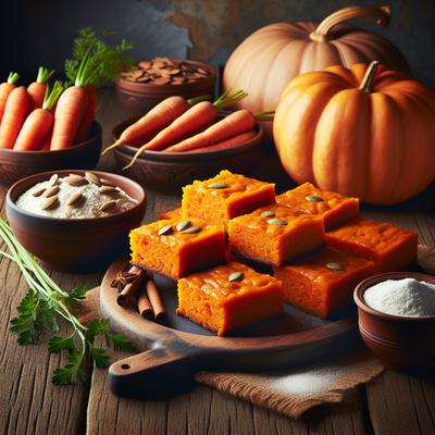 Image of Sweet Carrot Pumpkin Bars