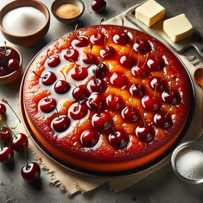 Image of Sweet Cherry Upside Down Cake