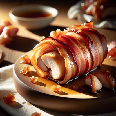 Image of Sweet Chicken Bacon Wraps