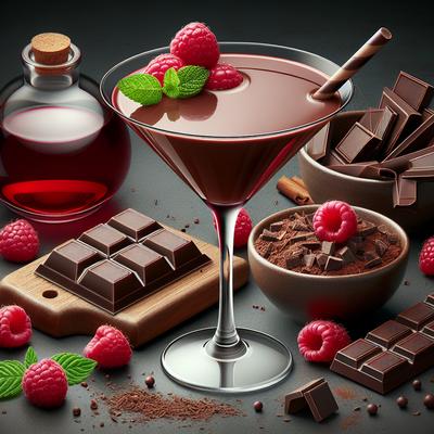 Image of Sweet Chocolate Raspberry Martini