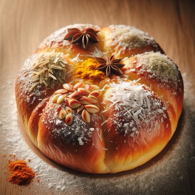 Image of Sweet Coconut Curry Bread Abm