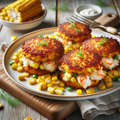 Image of Sweet Corn Crab Cakes