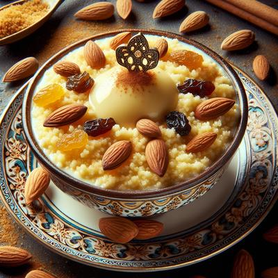 Image of Sweet Couscous with Custard