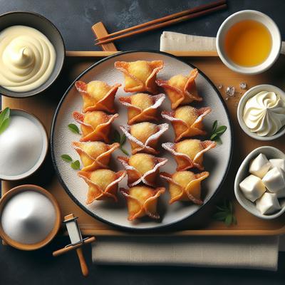 Image of Sweet Cream Cheese Fried Wontons