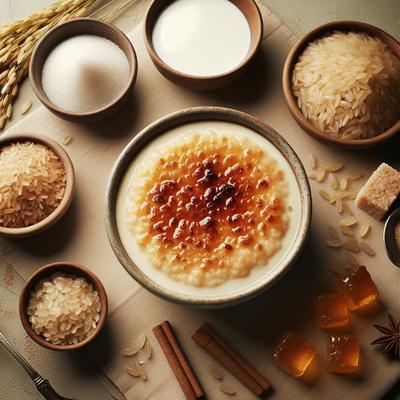 Image of Sweet Creamy Baked Rice Pudding