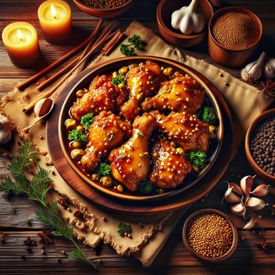Image of Sweet Crunchy Mustard Chicken