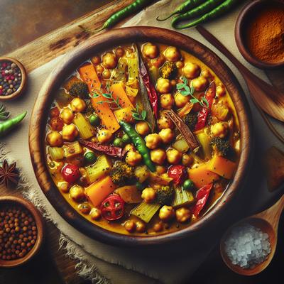 Image of Sweet Curry Chickpea Casserole