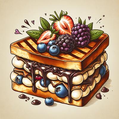 Image of Sweet Dessert Panini