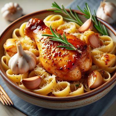 Image of Sweet Garlic Chicken with Pasta