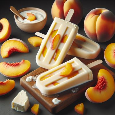 Image of Sweet Georgia Peaches and Cream Popsicles