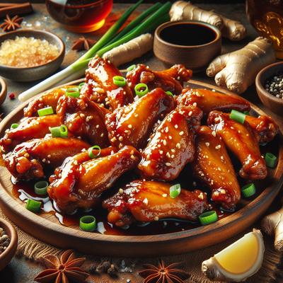 Image of Sweet Gingered Chicken Wings