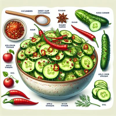 Image of Sweet Heat Cucumber Salad