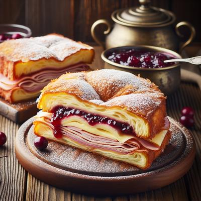 Image of Sweet Hot Monte Cristo Sandwiches
