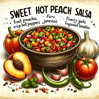 Image of Sweet Hot Peach Salsa