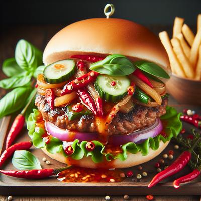 Image of Sweet Hot Thai Burgers
