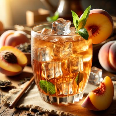 Image of Sweet Iced Peach Tea