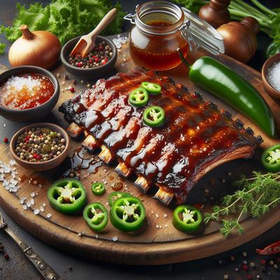 Image of Sweet Jalapeo Glazed Ribs