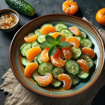 Image of Sweet Mandarin Cucumber Salad