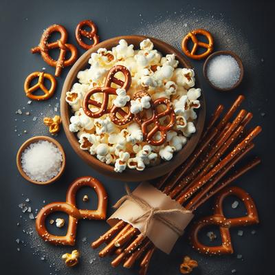 Image of Sweet N Salty Popcorn Pretzel Sticks