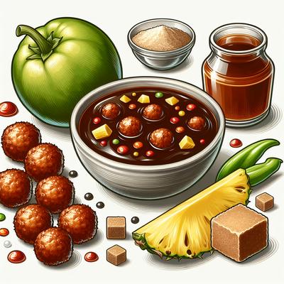 Image of Sweet N Sour Sauce for Meatballs or Chicken