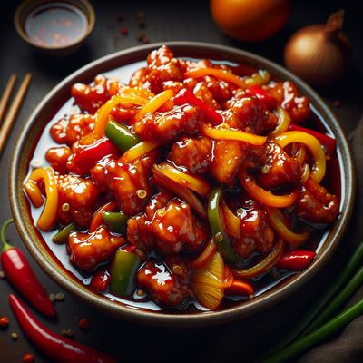 Image of Sweet N Sour Sauced Pork