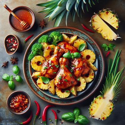 Image of Sweet N Spicy Pineapple Chicken