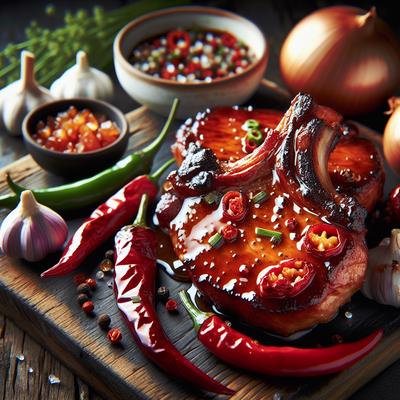 Image of Sweet N Spicy Pork Chops