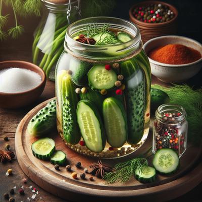 Image of Sweet N Tangy Freezer Pickles