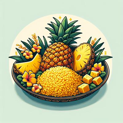 Image of Sweet Pineapple Yellow Rice