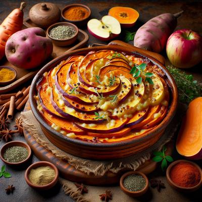 Image of Sweet Potato and Apple Gratin