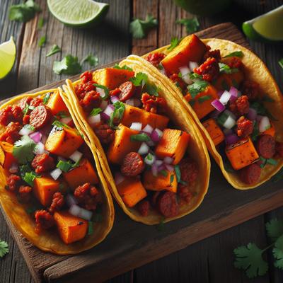 Image of Sweet Potato and Chorizo Tacos