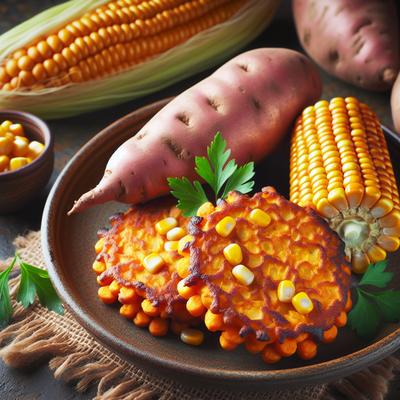 Image of Sweet Potato and Corn Fritters