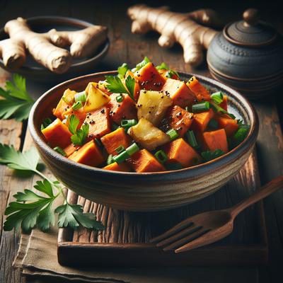 Image of Sweet Potato and Ginger Salad
