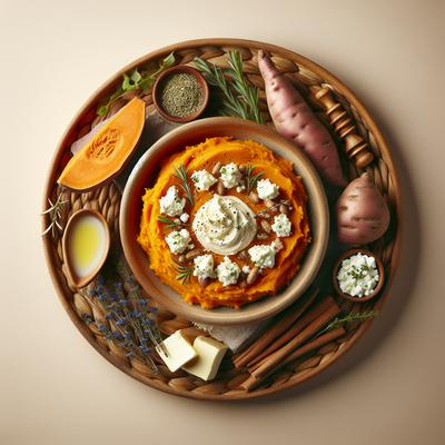 Image of Sweet Potato and Goats Cheese Mash
