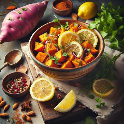 Image of Sweet Potato and Lemon Salad