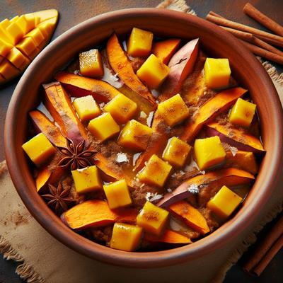 Image of Sweet Potato and Mango Bake
