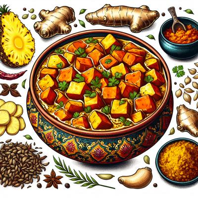 Image of Sweet Potato and Pineapple Korma
