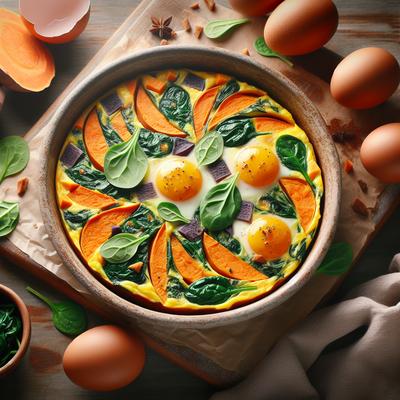 Image of Sweet Potato and Spinach Frittata
