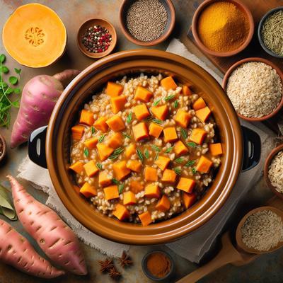 Image of Sweet Potato Barley Risotto in the Crock Pot