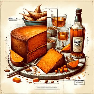 Image of Sweet Potato Bourbon Whiskey Cake