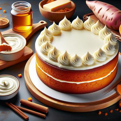 Image of Sweet Potato Cake with Cream Cheese Icing