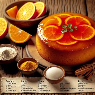 Image of Sweet Potato Cake with Orange Glaze