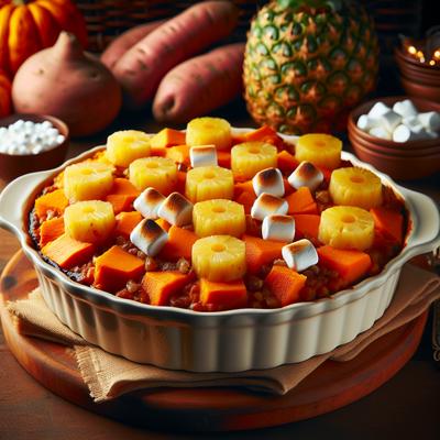 Image of Sweet Potato Casserole with Pineapples