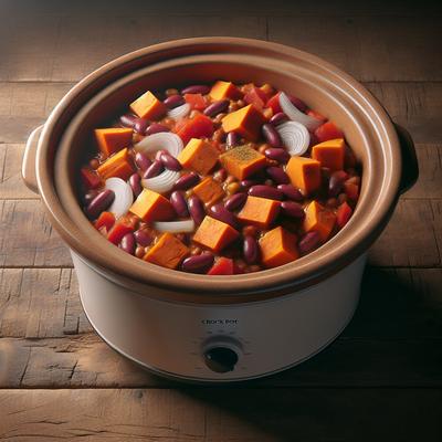Image of Sweet Potato Chili Crock Pot