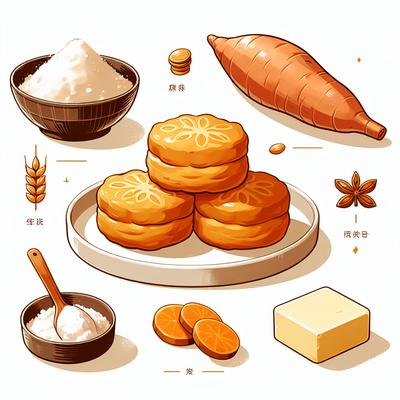 Image of Sweet Potato Daisy Biscuits